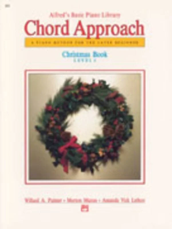 Alfred’s Basic Piano Chord Approach Christmas Level 1 (Softcover Book)