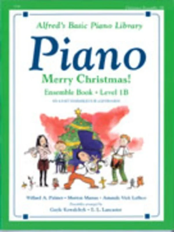 Alfred’s Basic Piano Merry Christmas Ensembles Level 1B (Softcover Book)