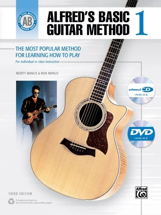 Alfreds Basic Guitar Method 1 3rd Ed Book/DVD/En CD