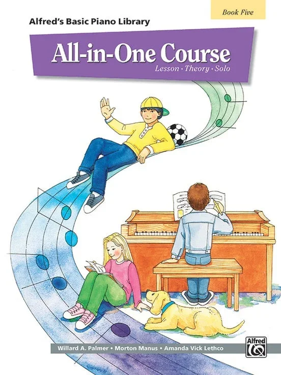 All-in-One Course for Children: Lesson, Theory, Solo, Book 5