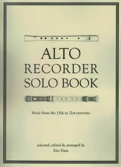 Alto Recorder Solo Book ed Haas