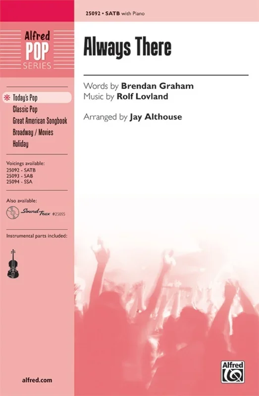 Always There SATB/Piano Arr Althouse
