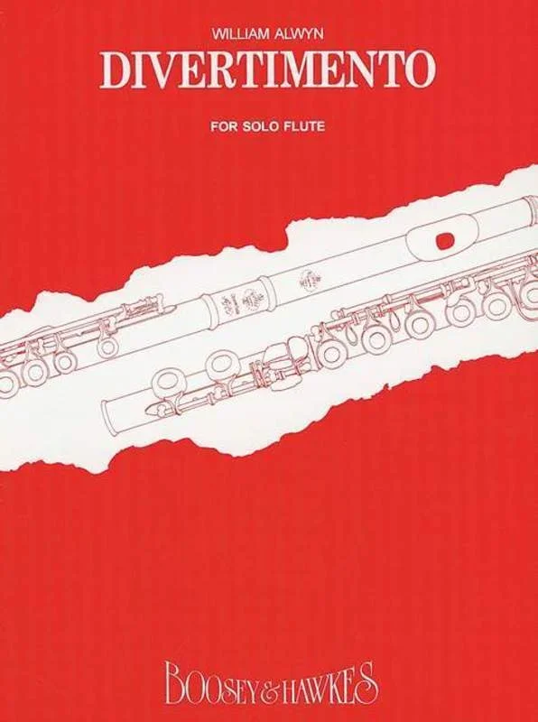 Alwyn – Divertimento For Solo Flute (Softcover Book)