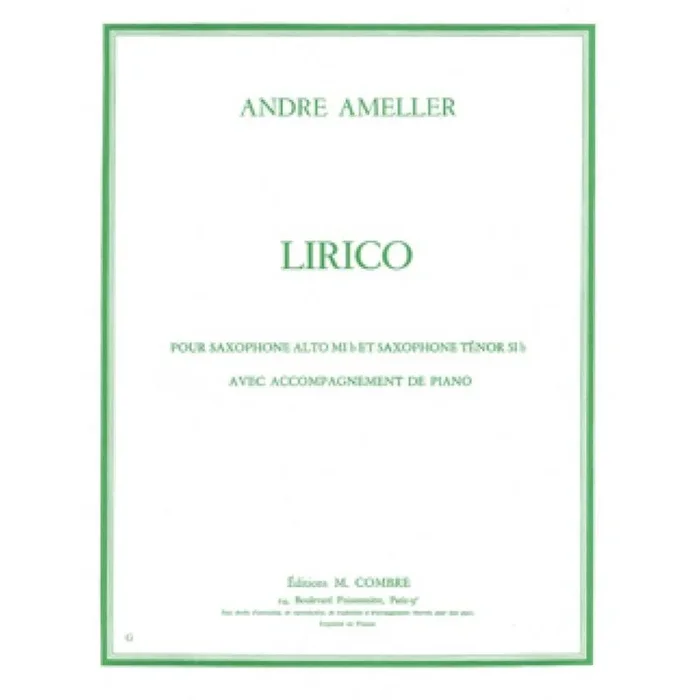 Ameller, André – Lirico