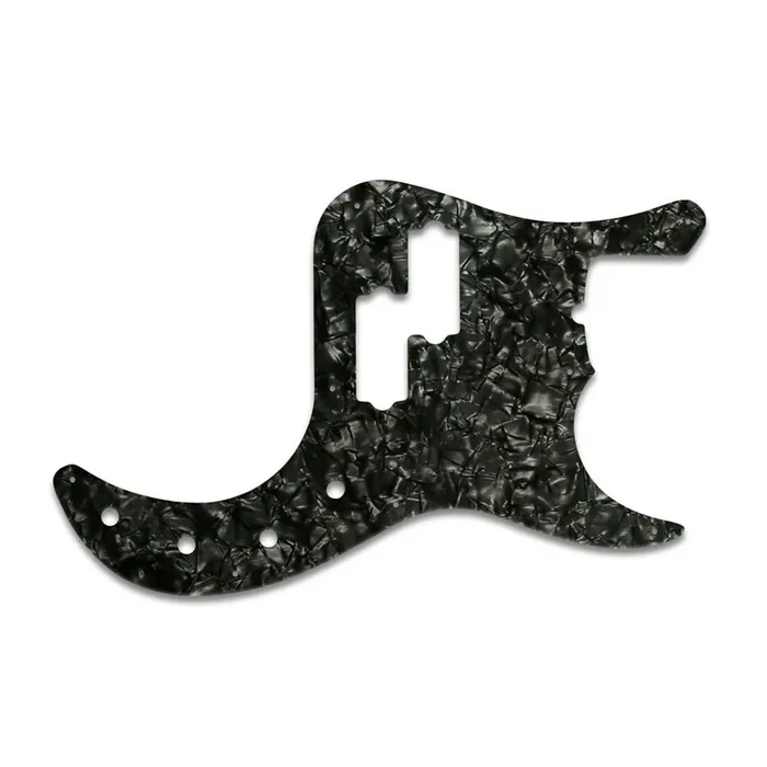 American Deluxe P Bass – Black Pearl/White/Black 3 Ply