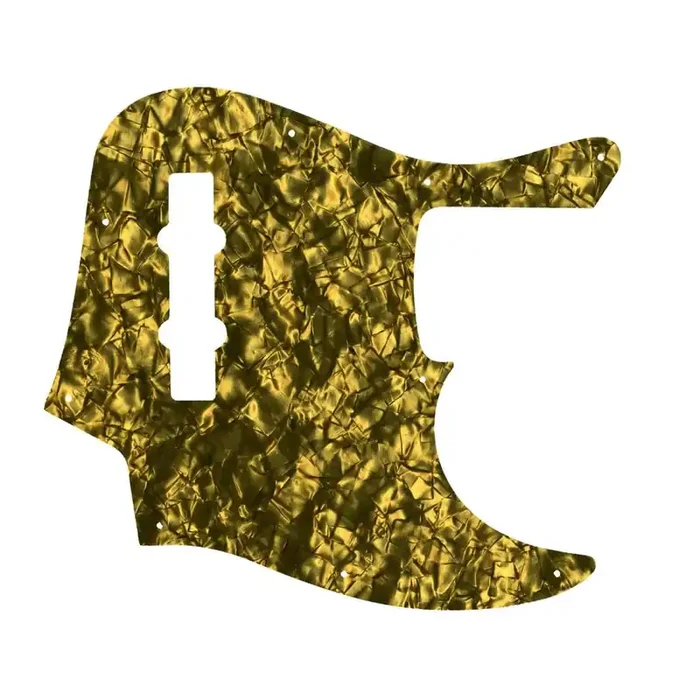 American Elite Jazz Bass 4 String – Gold Pearl Black/White/Black Lamination