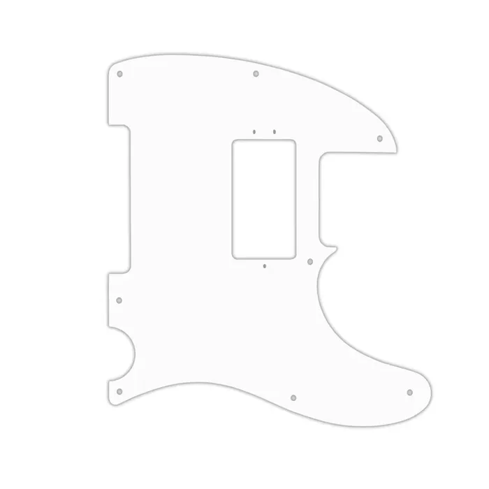 American Performer Telecaster – Solid Shiny White .090″ / 2.29mm thick, with bevelled edge