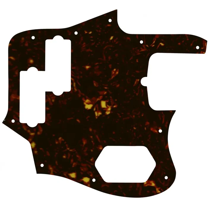 American Standard Jaguar Bass – Dark Brown Celluloid Tortoiseshell W/B/W Lamination