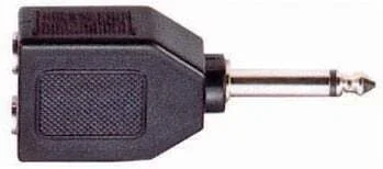 AMS 3930 6.3 Mono Plug To 2 X 6.3M Female Was Pl3