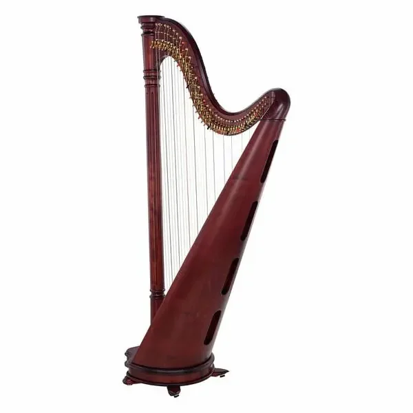 Ana 40 string harp (Gut strings) in walnut finish by Salvi