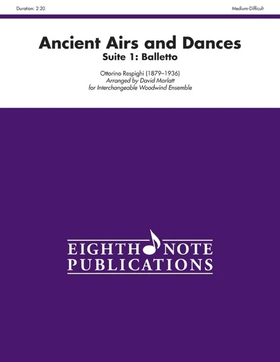 Ancient Airs And Dances Suite 1 Balletto Flex Ens