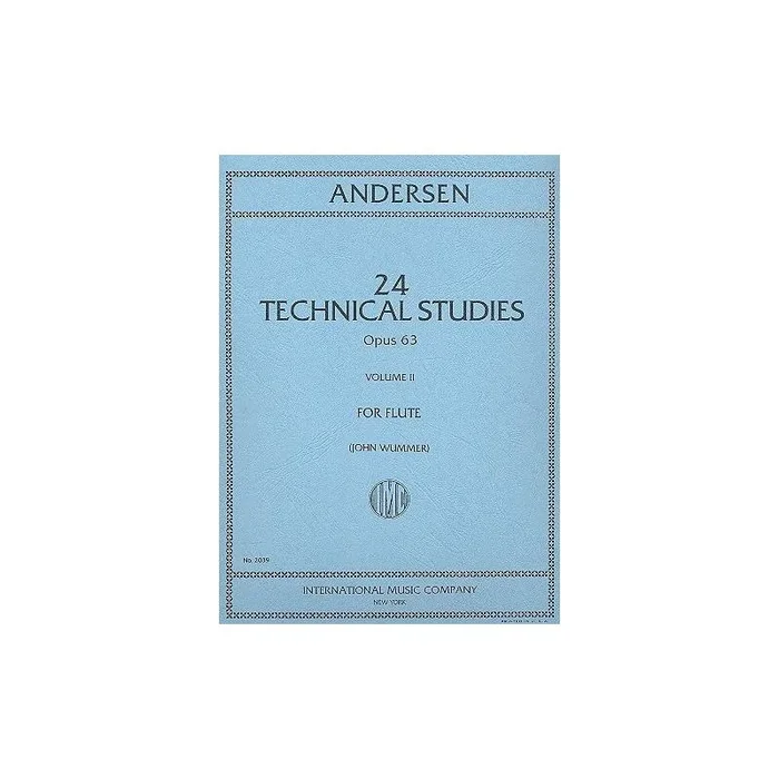 Andersen, Joachim – 24 Technical Studies Vol. 2 op. 63 Vol. 2
