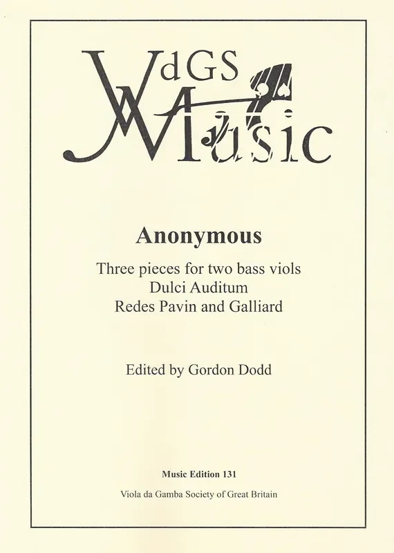 Anonymous 3 Pieces for 2 Bass Viols
