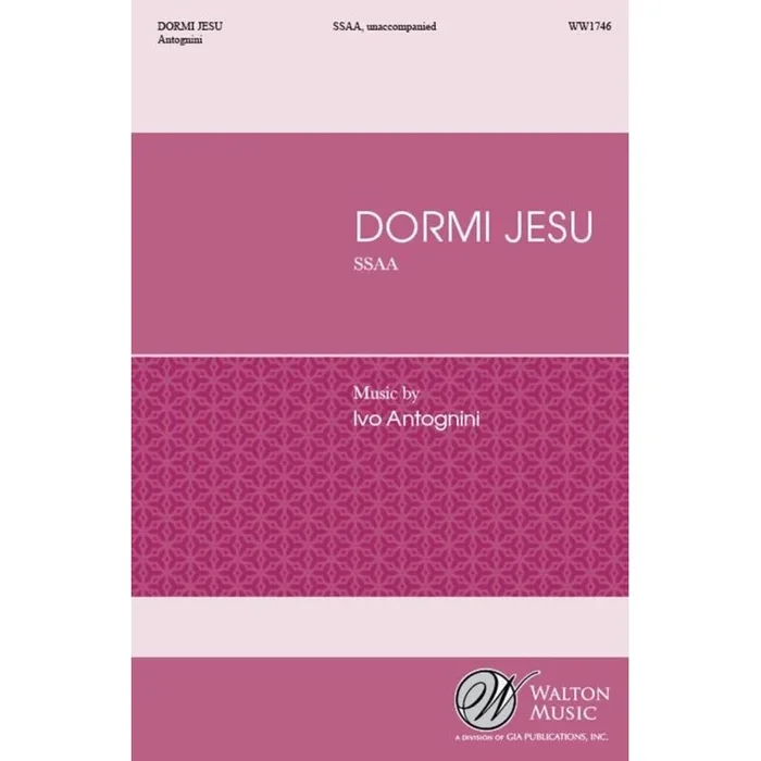 Antognini, Ivo – Dormi Jesu