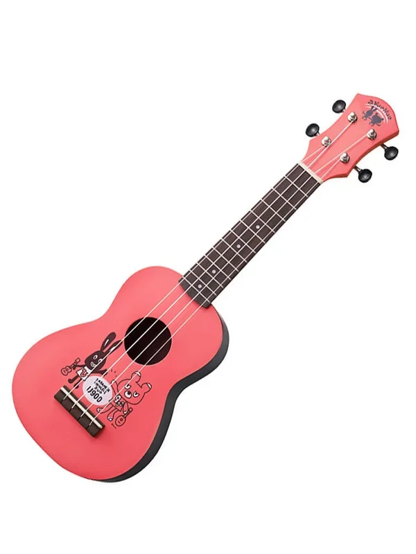 aNueNue Pink Soprano Ukulele With Bag