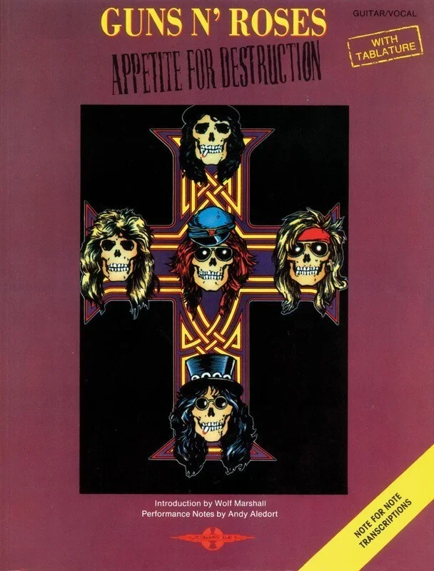 Appetite For Destruction Guitar TAB (Softcover Book)