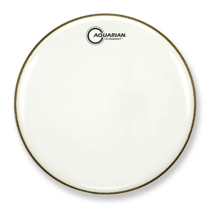 Aquarian 16″ Hi-Frequency White Gloss 7mil Single Ply Resonant Drumhead