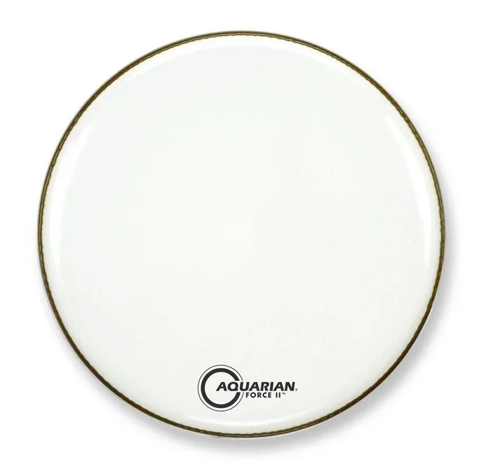 Aquarian 26 Inch Bass Drum Head White Resonant FR26W