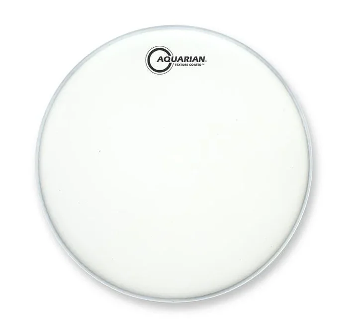 Aquarian 8″ Texture Coated White 10mil Single Ply Drumhead