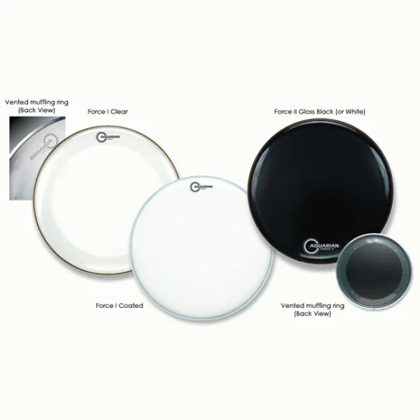 Aquarian FR20W Full Force Resonant White Drumhead