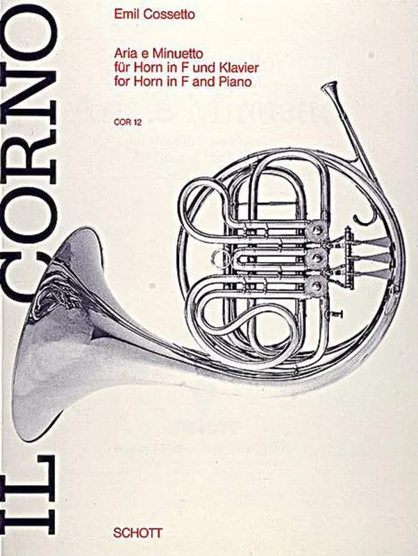 Aria E Minuetto French Horn Piano Book
