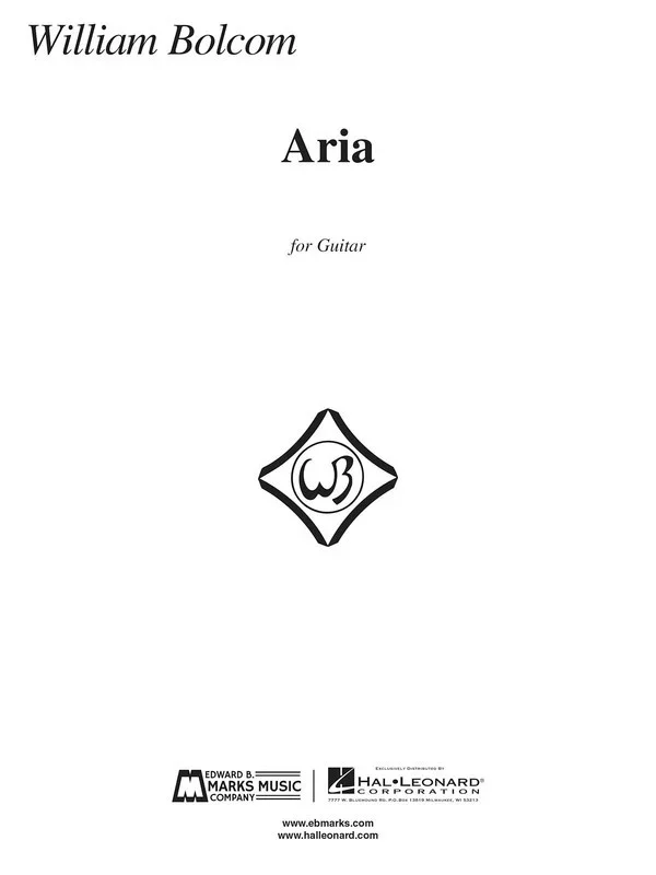 Aria For Guitar (Softcover Book)