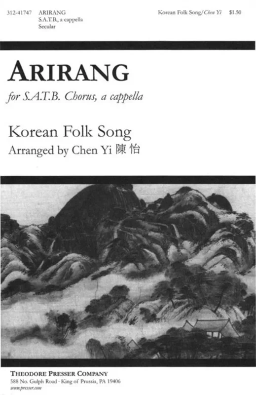 Arirang Arr Chen Yi SATB