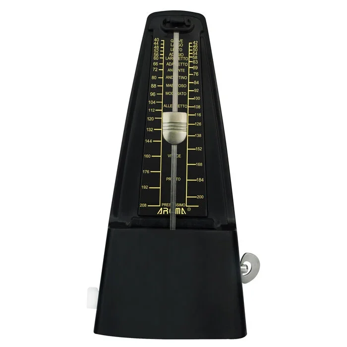 Aroma Mechanical Metronome – Black (Model AM707BLACK)