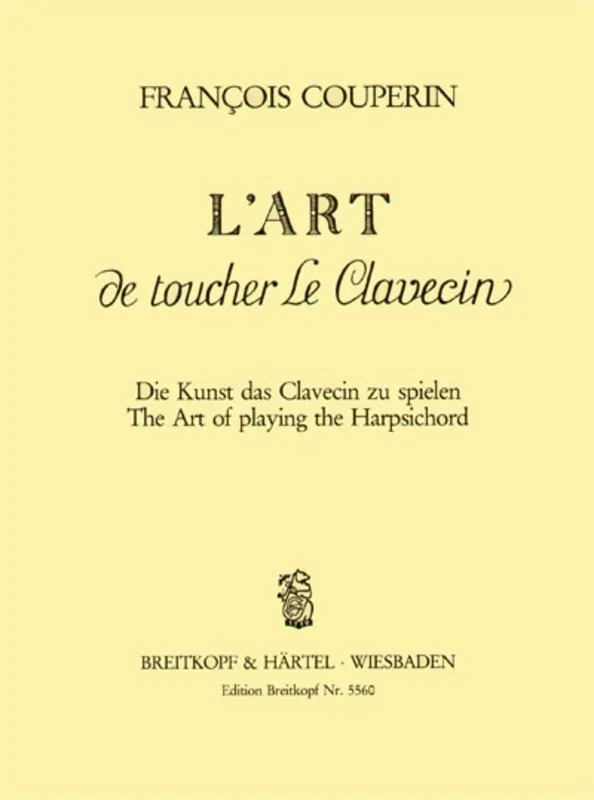 Art Of Playing Harpsichord Book