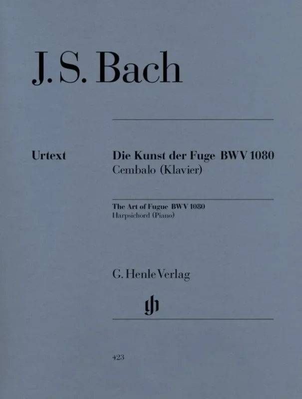 Art Of The Fugue Bwv 1080 (Softcover Book)