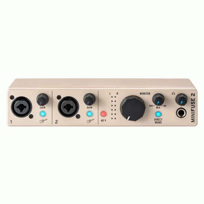 Arturia MiniFuse 2 USB Audio Interface Limited Edition Champagne