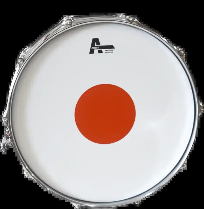 Attack 13″ Baron Red Dot Coated Drum Head