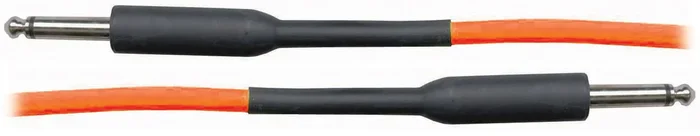 AUSTRALASIAN 20 Foot Guitar Lead / Instrument Cable Neon Orange