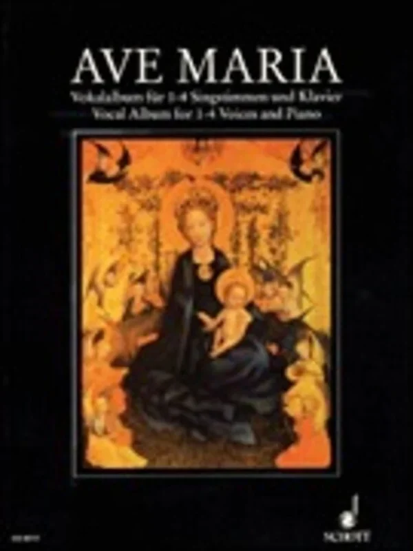 Ave Maria Vocal Album 1 To 4 Voices And Piano (Softcover Book)