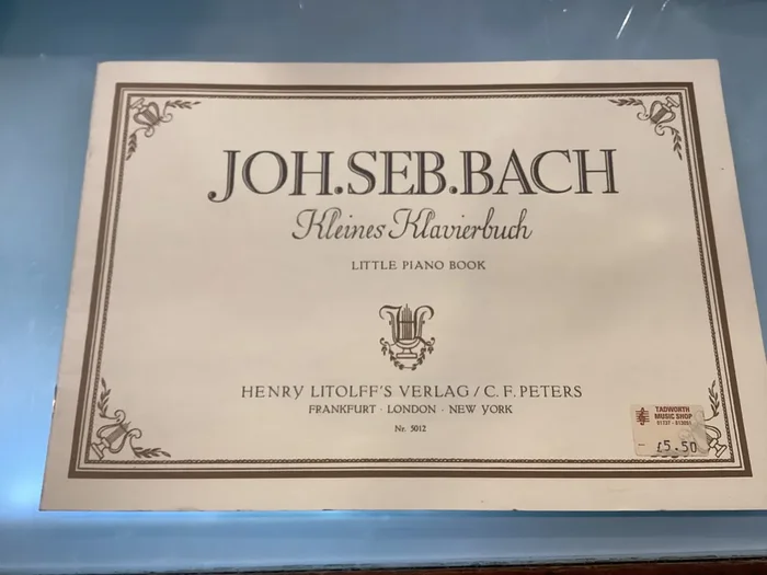 Bach – Little Piano Book – Kleines Klavierbuch Nr. 5012