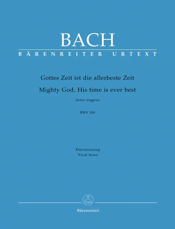 Bach: Cantata 106 – Vocal Score