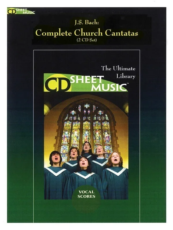 Bach Complete Church Cantatas 2 CDr Sheet Music (CD-Rom Only)