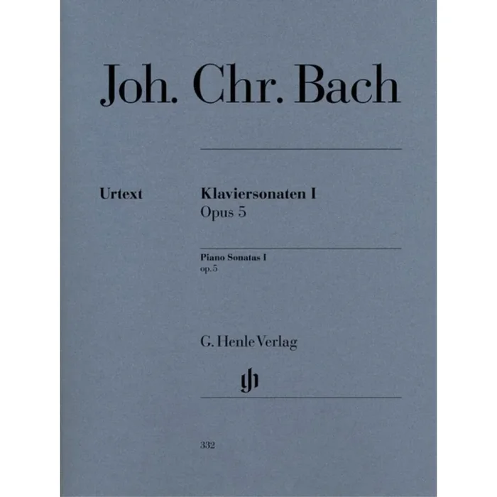Bach, J.C – Piano Sonatas op. 5 Vol. 1