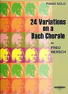 Bach J. S. : 24 Variations On A Bach Chorale: Piano (Peters)