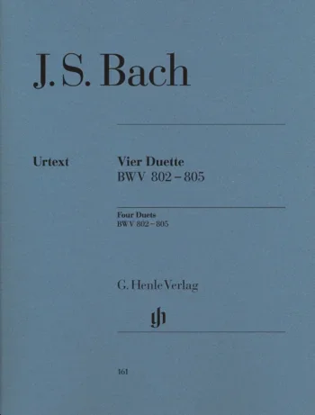 Bach J. S. : 4 Duets: Bwv 802: 805: Piano Solo