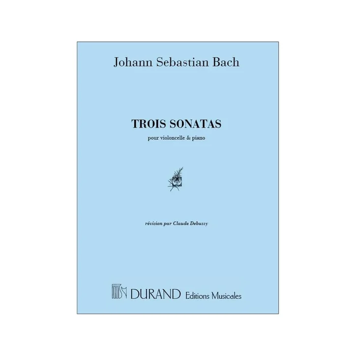 Bach, J.S – 3 Sonates Vc Et Piano (Bwv 1027-1028-1029)