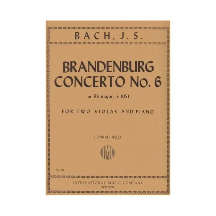 Bach, J.S – Brandenburg Concerto No.6 BWV1051