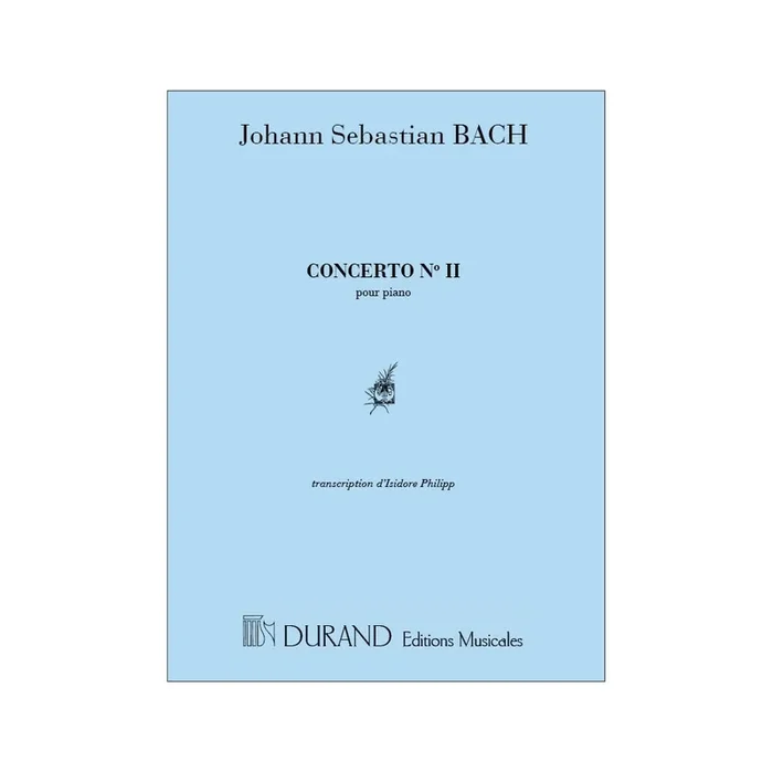 Bach, J.S – Concerto N 2 Bwv 593 Piano
