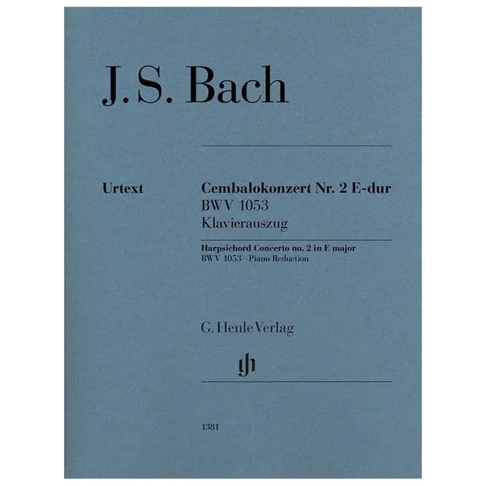 Bach, J.S – Harpsichord Concerto no. 2 E major BWV 1053