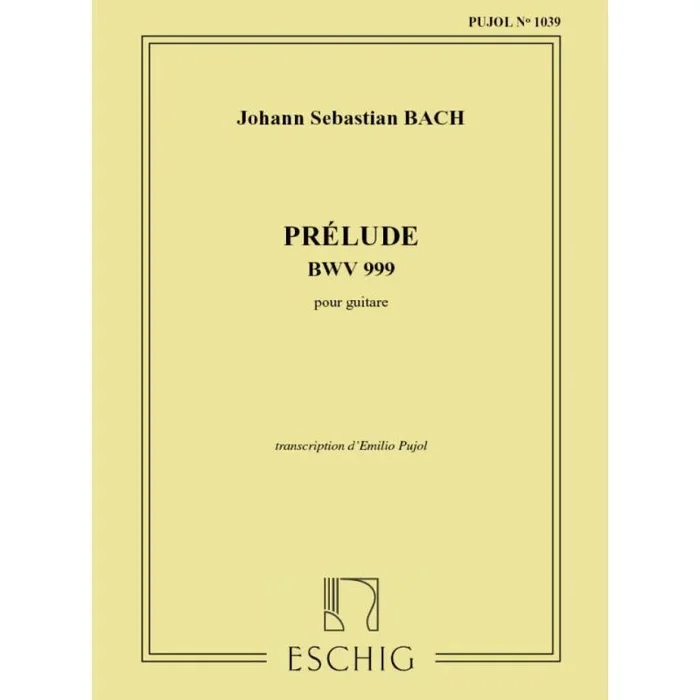 Bach, J.S – Prelude Bwv 999