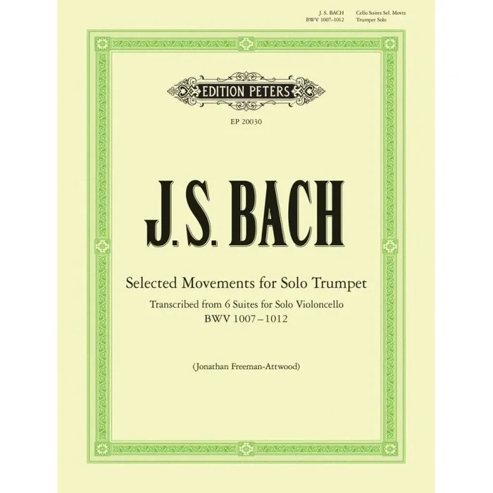 Bach, J.S – Selected Movements for Solo Trumpet