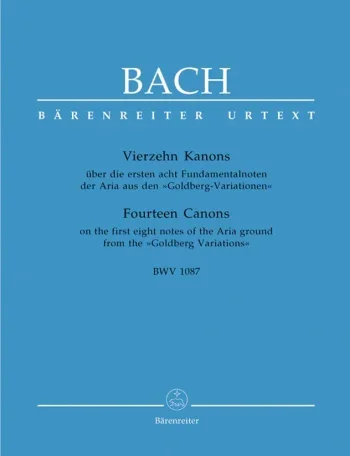 Bach J. S. : Bach J. S. 14 Canons BWV 1087 (Barenreiter)