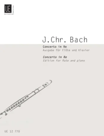 Bach J. S. : Concerto D Major Flute & Piano (Universal)