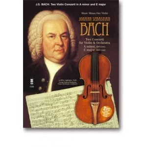 Bach J. S. : Two Concerti A Minor and E Major Bwv1041 and1042: Violin Book & 2 CDs (MMO)