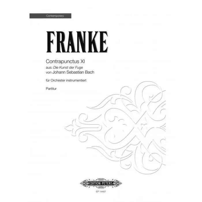 Bach, Johann Sebastian – Contrapunctus XI